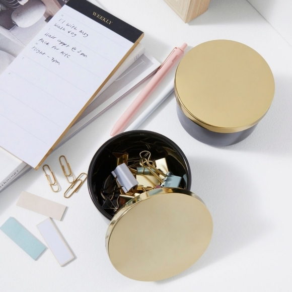 Z Galleries Multi Use Storage Duo Black Gold - Picture 1 of 3